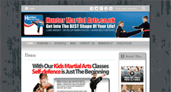 Desktop Screenshot of huntermartialarts.co.uk